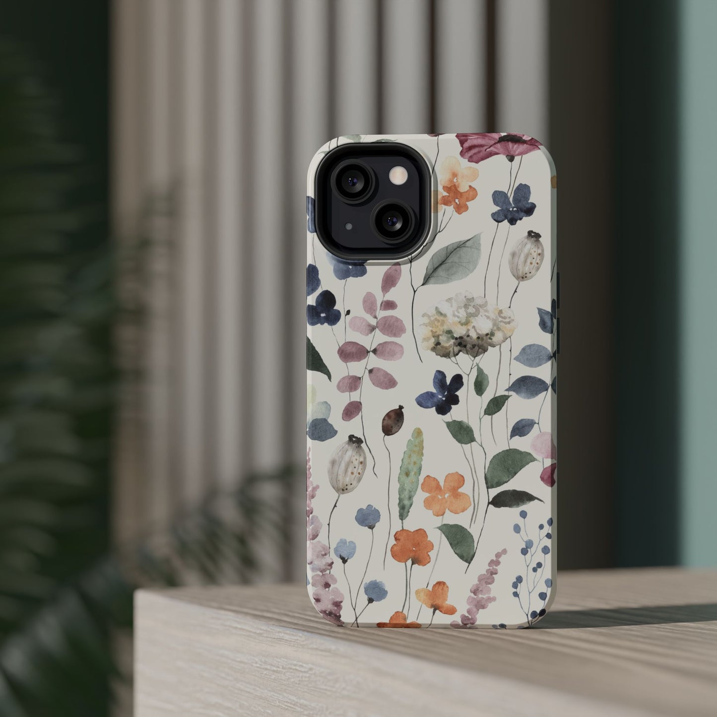 Floral prints phone case for iPhone (MagSafe version)
