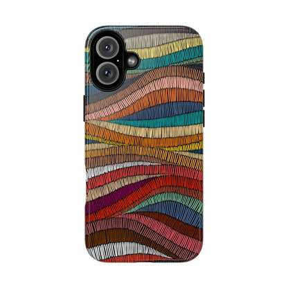 Threaded Harmony: Tapestry-inspired Phone Case for iPhone, Samsung Galaxy and Google Pixel devices
