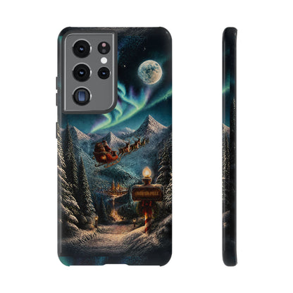 Santa Claus North Pole Adventure: Christmas Themed Phone Case for iPhone, Samsung Galaxy and Google Pixel devices