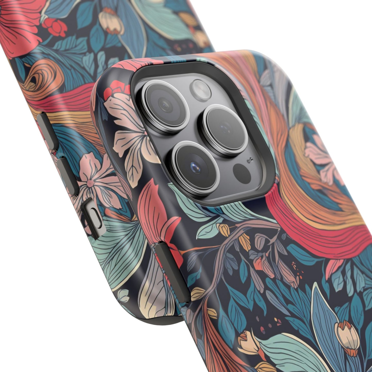 Floral Charm (MagSafe version): Fashion Phone Case for iPhone