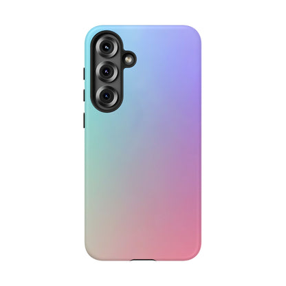 Cotton Candy: Quadcolor Pastel Gradient Tough Case for iPhone, Samsung Galaxy and Google Pixel devices