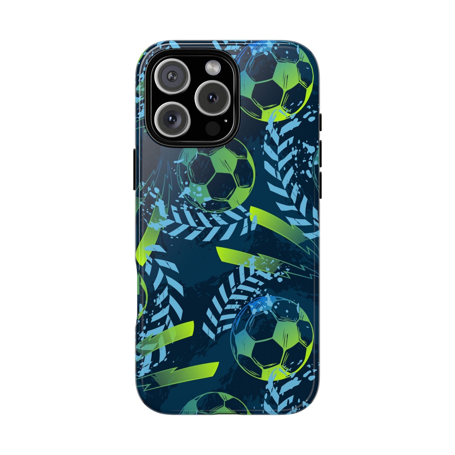 Football Grunge: Sporty Phone Case for iPhone, Samsung Galaxy and Google Pixel