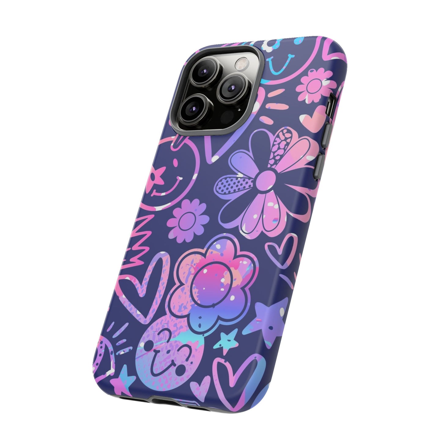 Live Inspired: Purple Tough Case for iPhone, Samsung Galaxy and Google Pixel devices