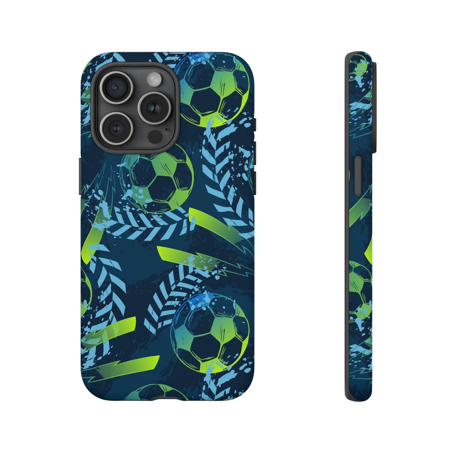 Football: Protective phone case for iPhone, Samsung Galaxy and Google Pixel phones