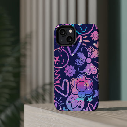 Live Inspired (MagSafe version): Purple Tough Case for iPhone