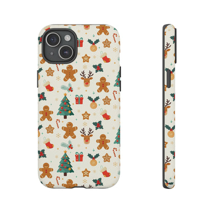 Gingerbread Holidays: Xmas-themed phone case for iPhone, Samsung and Google Pixel