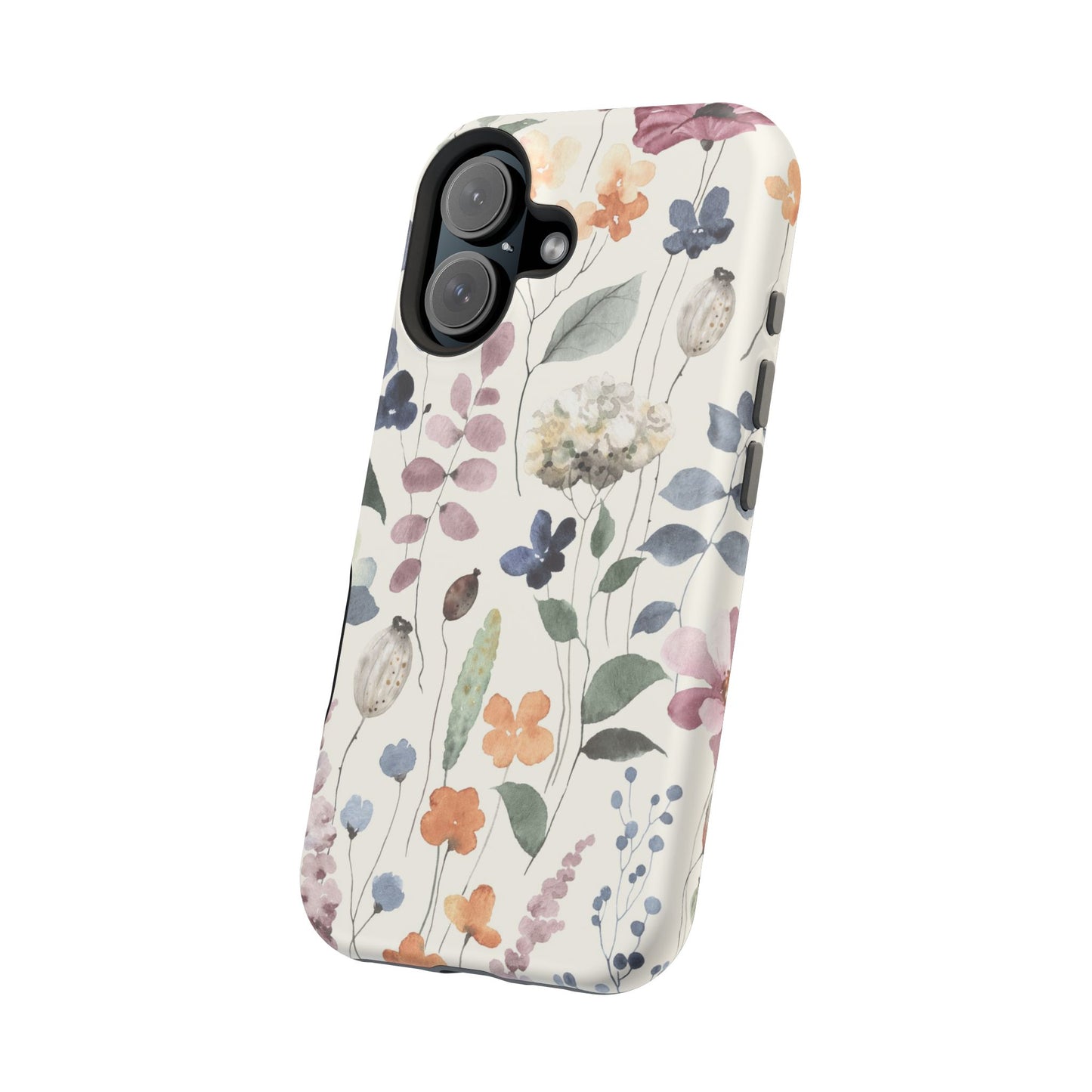 Floral prints phone case for iPhone (MagSafe version)
