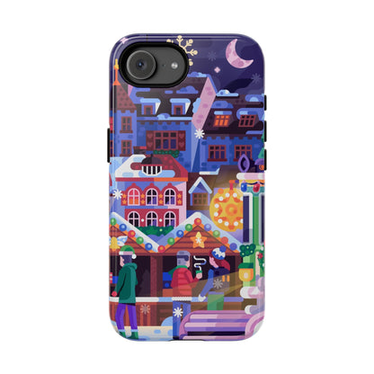 Christmas Fair in Old Town: Holiday-Themed case for iPhone, Samsung Galaxy and Google Pixel