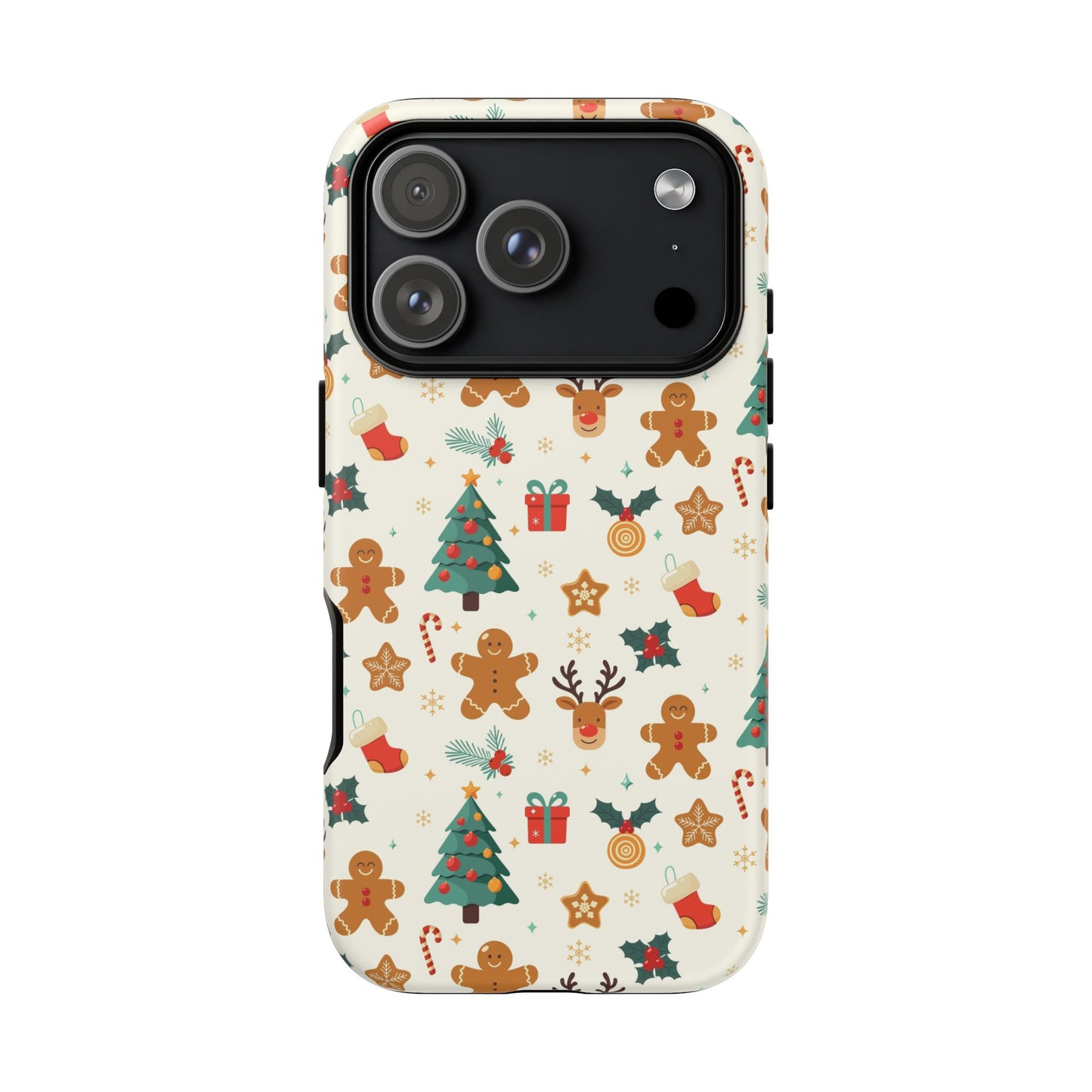 Gingerbread Holidays: Xmas-themed phone case for iPhone, Samsung and Google Pixel
