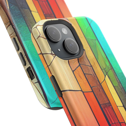 Stained Glass Design MagSafe Case for iPhone