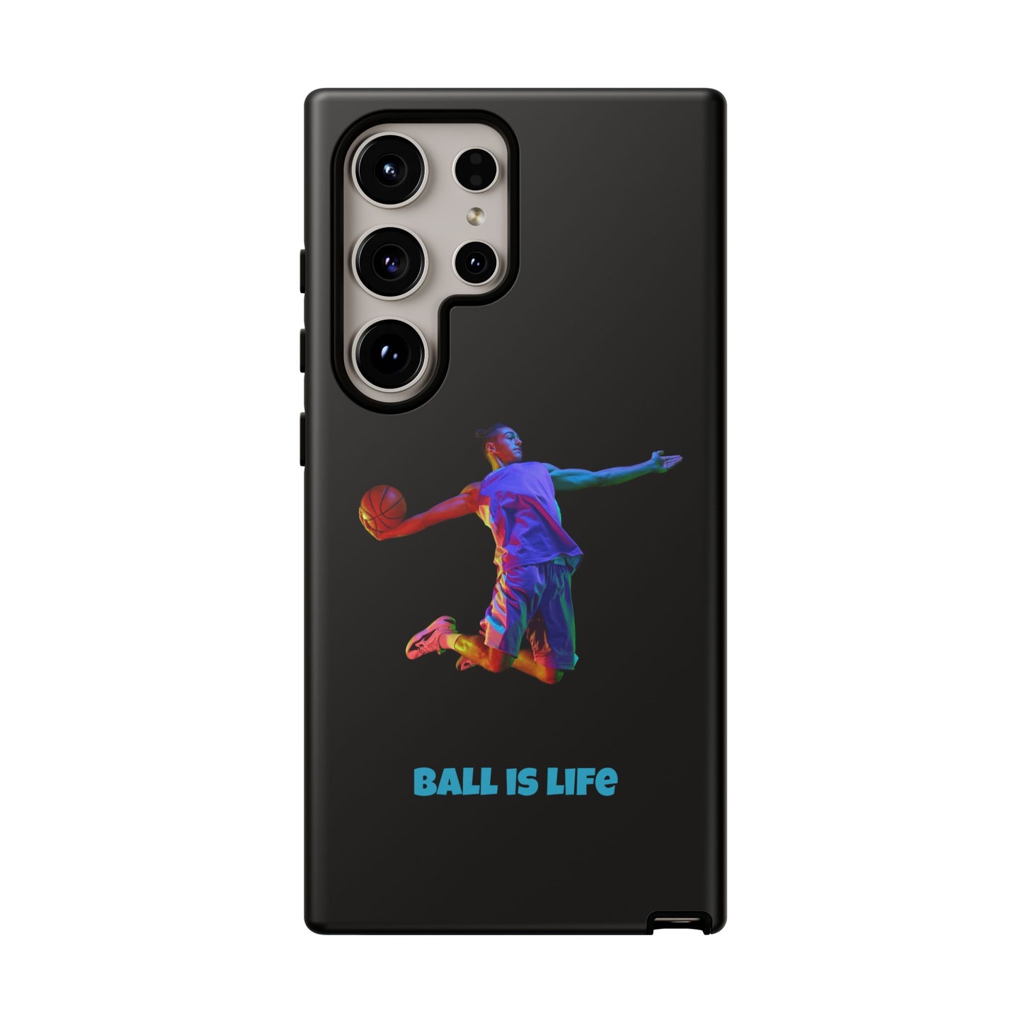 Ball is Life: Basketball Inspired Phone Case for iPhone, Samsung Galaxy and Pixel Devices