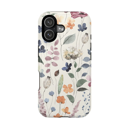 Floral prints phone case for iPhone (MagSafe version)