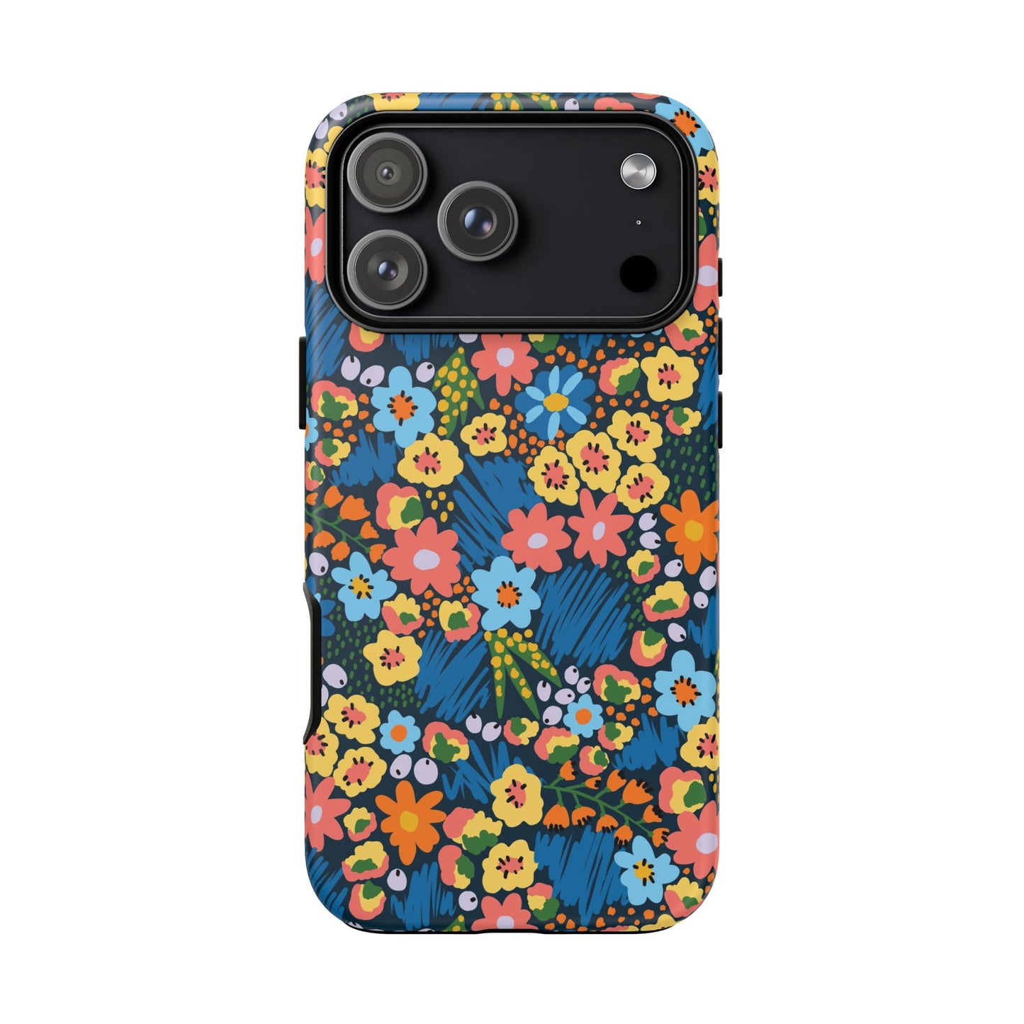 Bloom Burst: Color and Joy Themed Phone Case for iPhone, Samsung Galaxy and Google Pixel devices