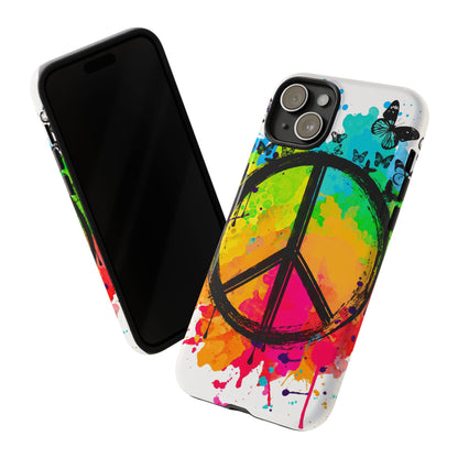 Peace Bloom: Inspiring Phone Case for iPhone and Samsung Galaxy