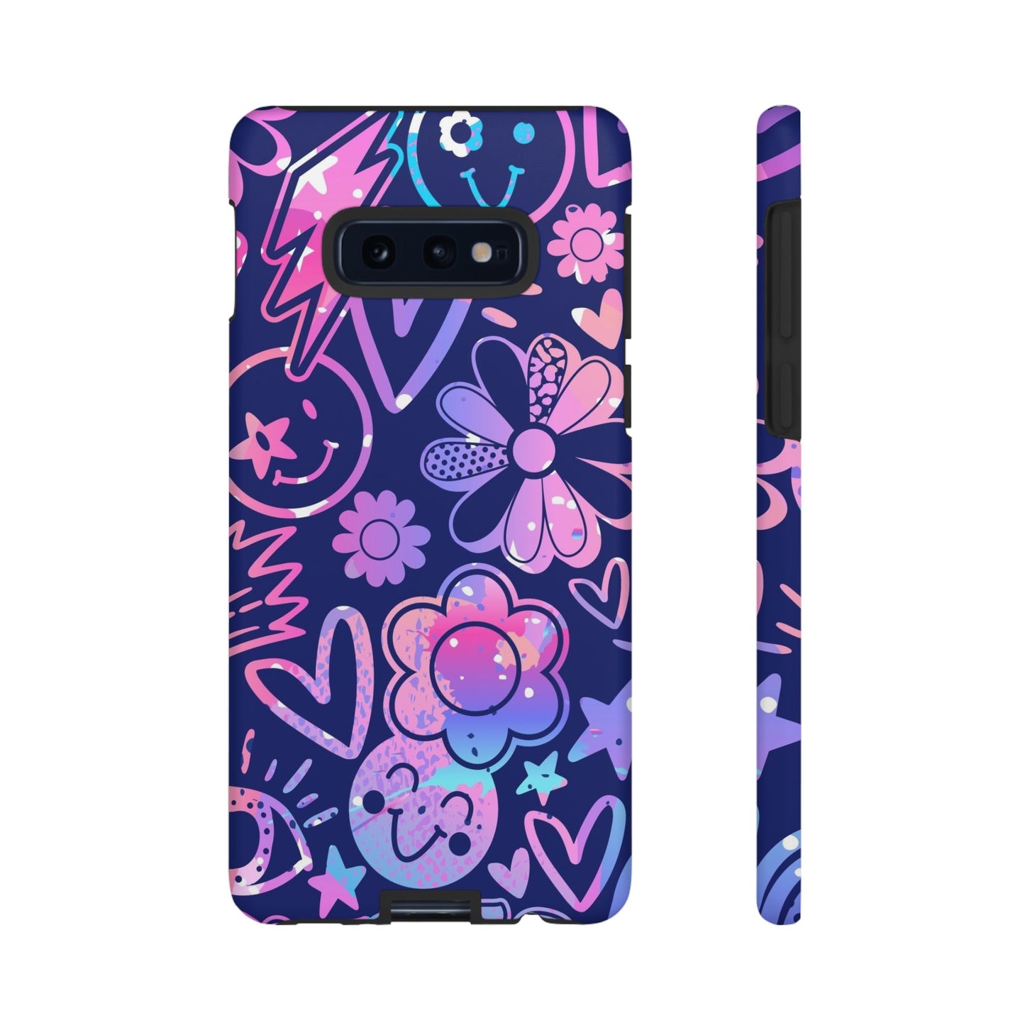 Live Inspired: Purple Tough Case for iPhone, Samsung Galaxy and Google Pixel devices