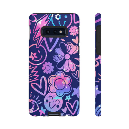 Live Inspired: Purple Tough Case for iPhone, Samsung Galaxy and Google Pixel devices