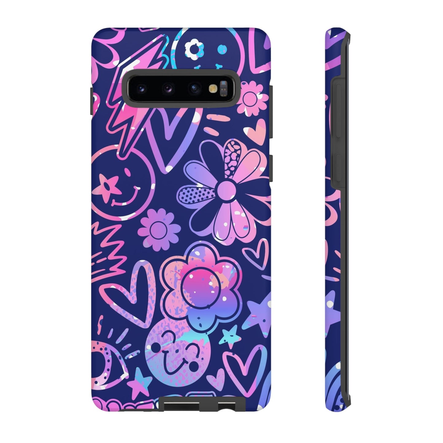 Live Inspired: Purple Tough Case for iPhone, Samsung Galaxy and Google Pixel devices