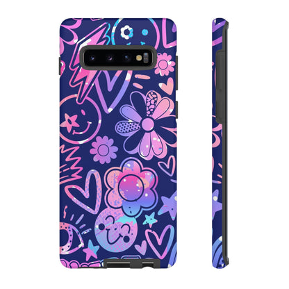 Live Inspired: Purple Tough Case for iPhone, Samsung Galaxy and Google Pixel devices