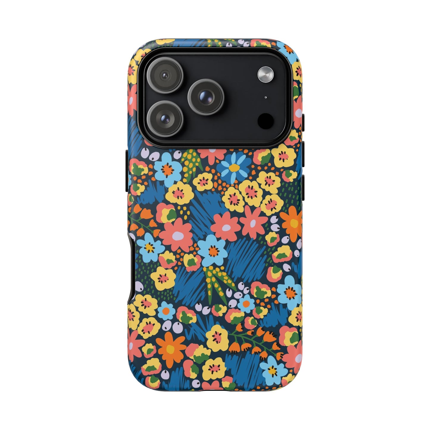 Bloom Burst: Color and Joy Themed Phone Case for iPhone, Samsung Galaxy and Google Pixel devices