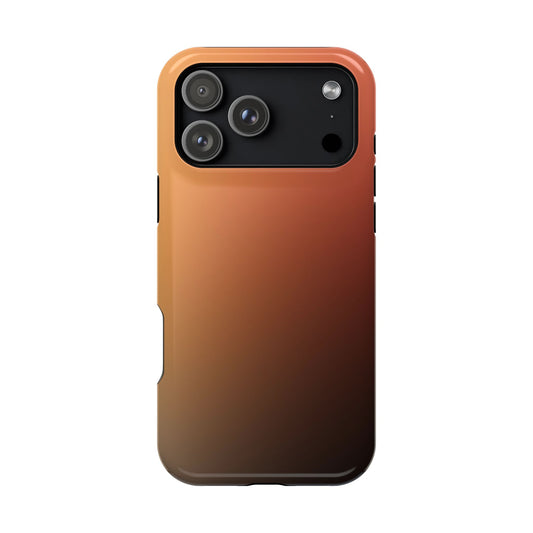 Midnight Peach: Luxury MagSafe Phone Case for iPhone