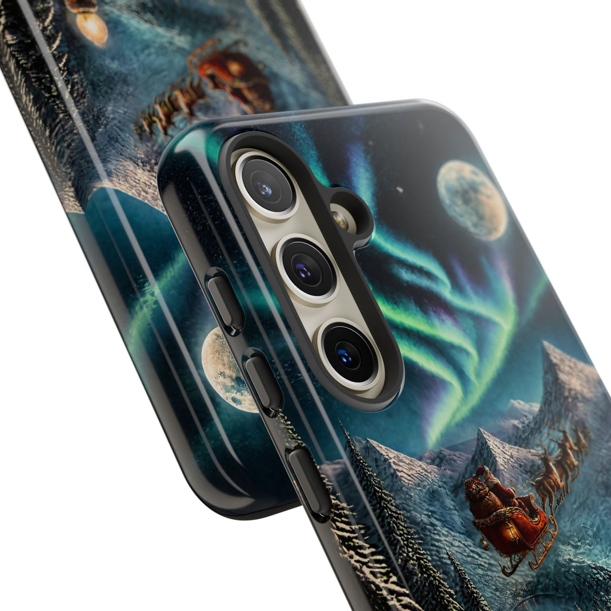 Santa Claus North Pole Adventure: Christmas Themed Phone Case for iPhone, Samsung Galaxy and Google Pixel devices