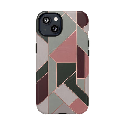 Geometric Luxe MagSafe Phone Case for iPhone