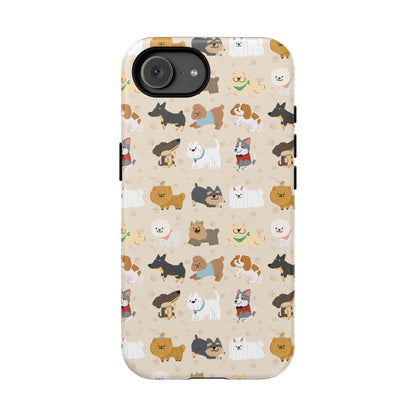 Cute Dogs: Tough Case for iPhone, Samsung Galaxy and Google Pixel devices