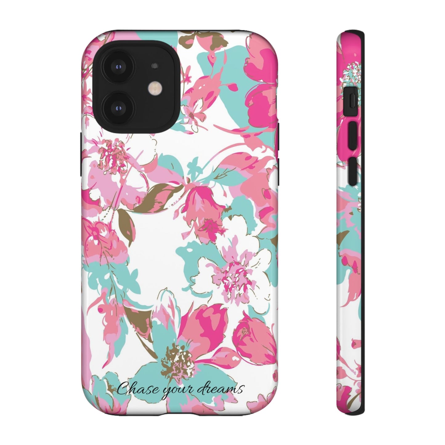 Chase your dreams: Artistic and elegant phone case for Apple iPhone, Samsung Galaxy and Pixel devices