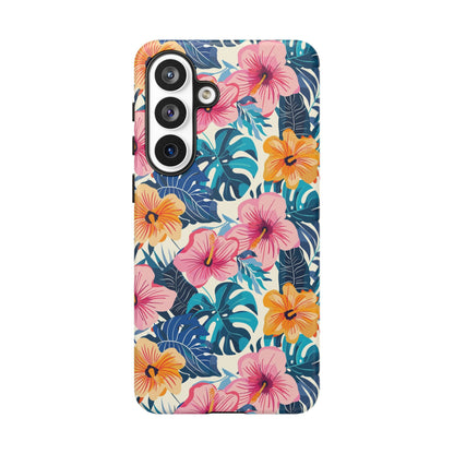 Hibiscus Bloom: Cute Floral Phone Case for iPhone, Samsung and Google Pixel