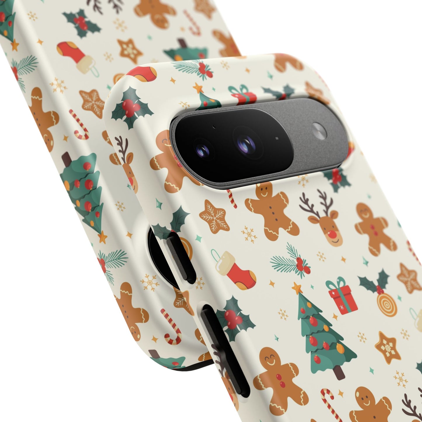 Gingerbread Holidays: Xmas-themed phone case for iPhone, Samsung and Google Pixel