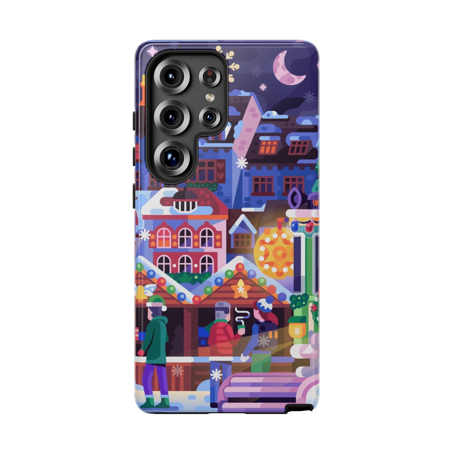 Christmas fair in Old Town: Holiday-Themed case for iPhone, Samsung Galaxy and Google Pixel