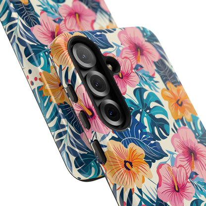 Hibiscus Bloom: Cute Floral Phone Case for iPhone, Samsung and Google Pixel