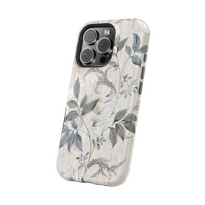 Luxury Leaves (MagSafe version): Artistic case for iPhone, Samsung Galaxy and Google Pixel