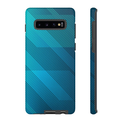 Blue Elegance: Tough Case for iPhone, Samsung Galaxy and Google Pixel devices