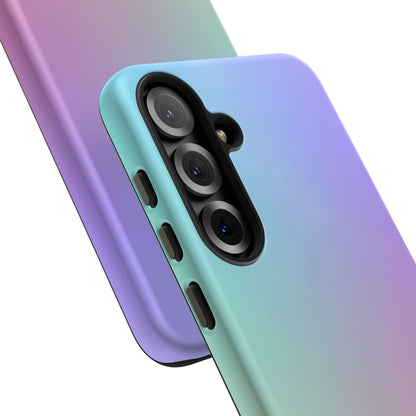 Cotton Candy: Quadcolor Pastel Gradient Tough Case for iPhone, Samsung Galaxy and Google Pixel devices