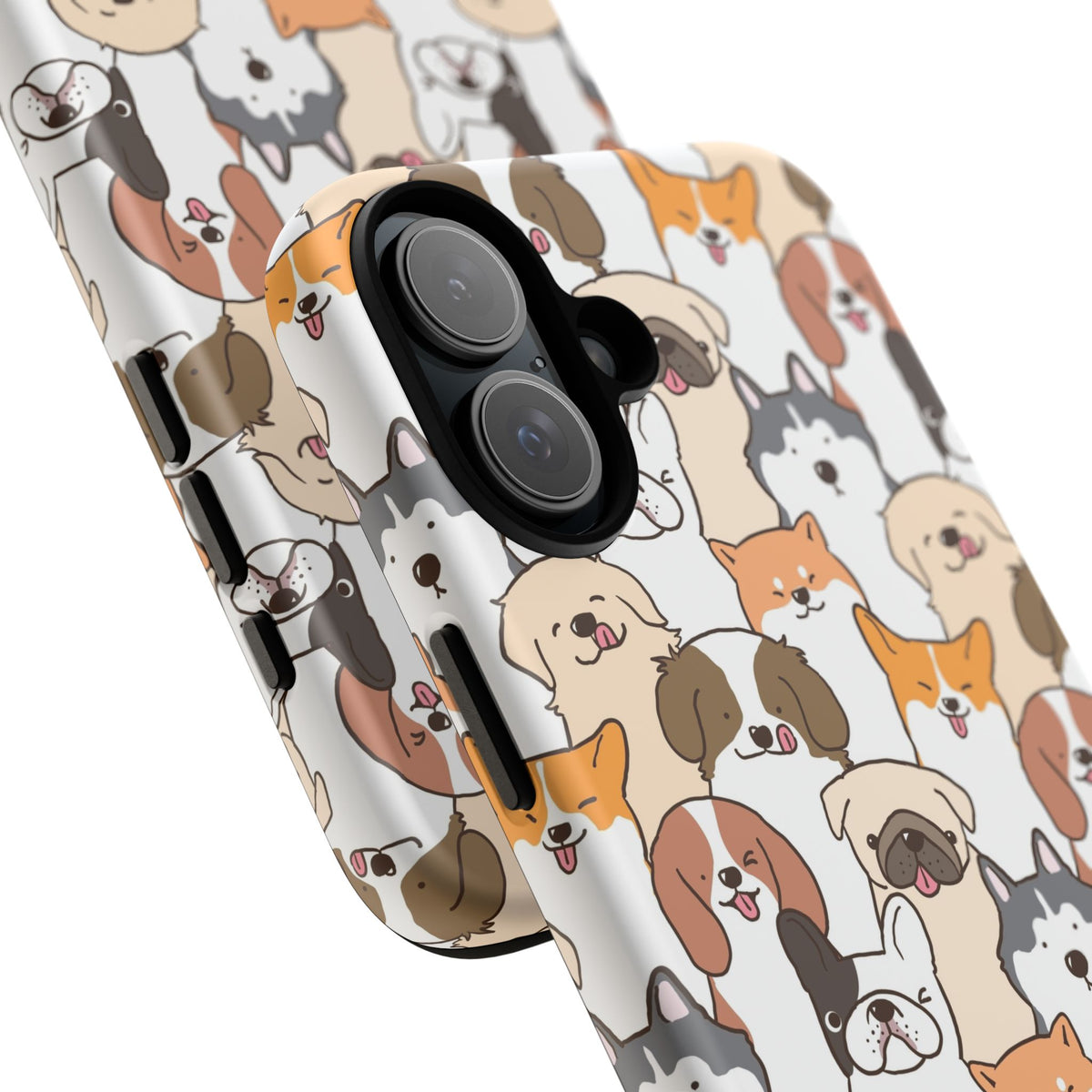 Cute Dogs Charm Phone Case for iPhone, Samsung Galaxy and Google Pixel devices