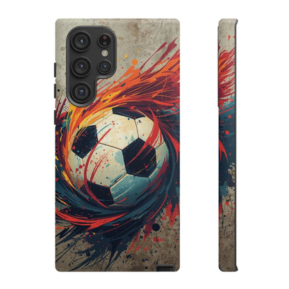Football Swirl: Phone Case for iPhone, Samsung Galaxy and Google Pixel devices