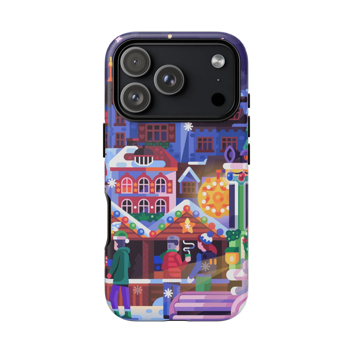 Christmas Fair in Old Town: Holiday-Themed case for iPhone, Samsung Galaxy and Google Pixel