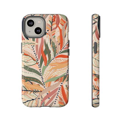 Terracotta Leaves Phone Case: Nature‑Inspired Art for iPhone, Samsung Galaxy and Google Pixel devices