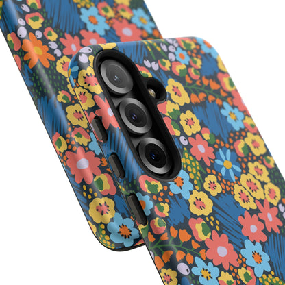 Bloom Burst: Color and Joy Themed Phone Case for iPhone, Samsung Galaxy and Google Pixel devices