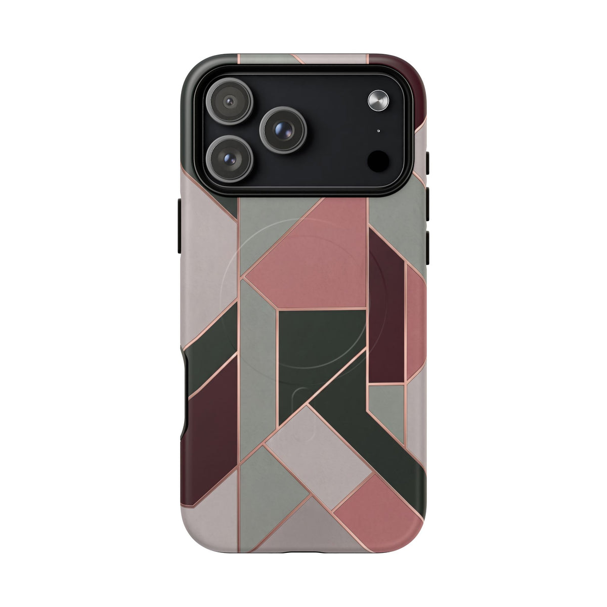 Geometric Luxe MagSafe Phone Case for iPhone