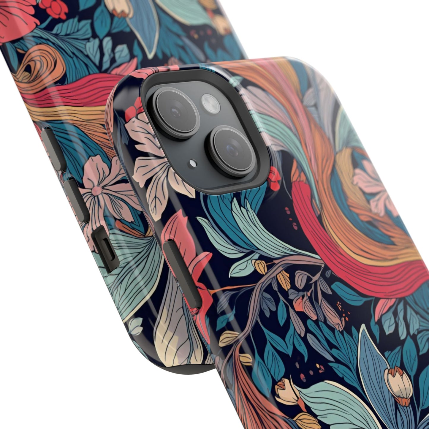 Floral Charm (MagSafe version): Fashion Phone Case for iPhone