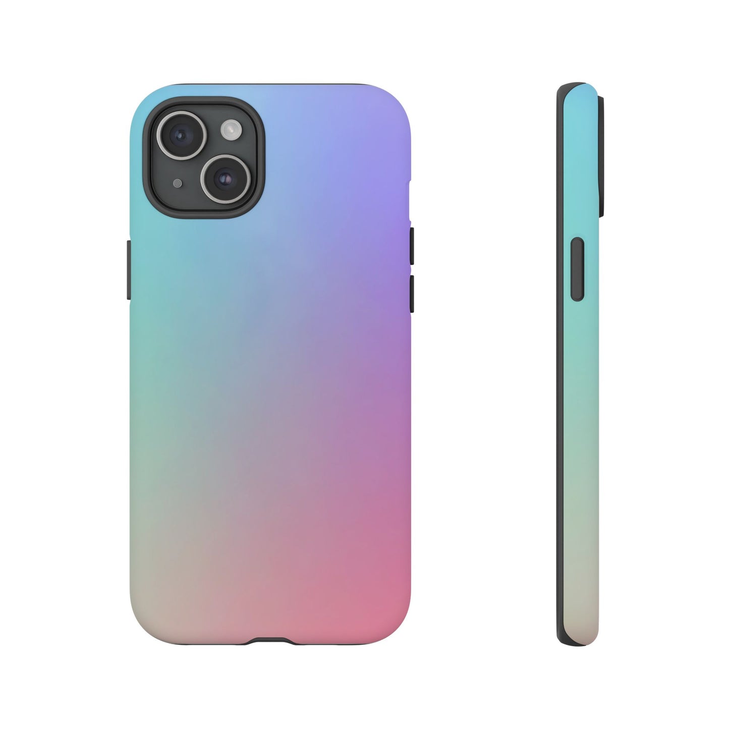 Cotton Candy: Quadcolor Pastel Gradient Tough Case for iPhone, Samsung Galaxy and Google Pixel devices