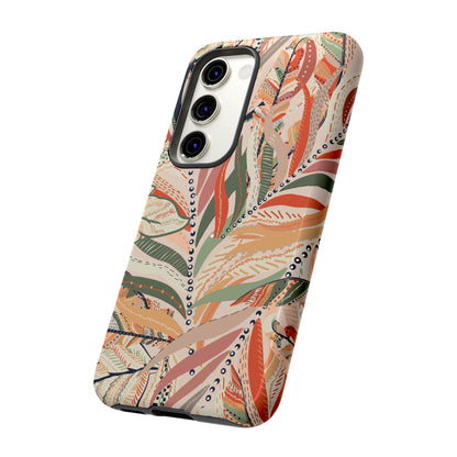 Terracotta Leaves Phone Case: Nature‑Inspired Art for iPhone, Samsung Galaxy and Google Pixel devices