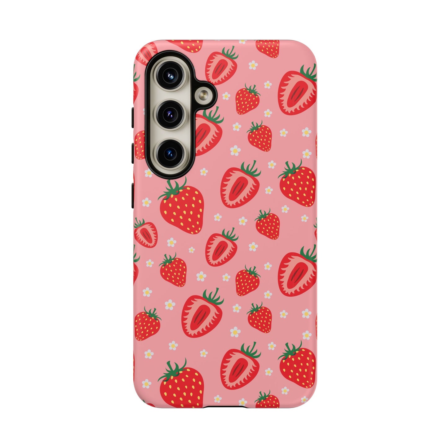 Berry Strawberry: Fruit-inspired phone case for iPhone, Samsung Galaxy and Google Pixel devices