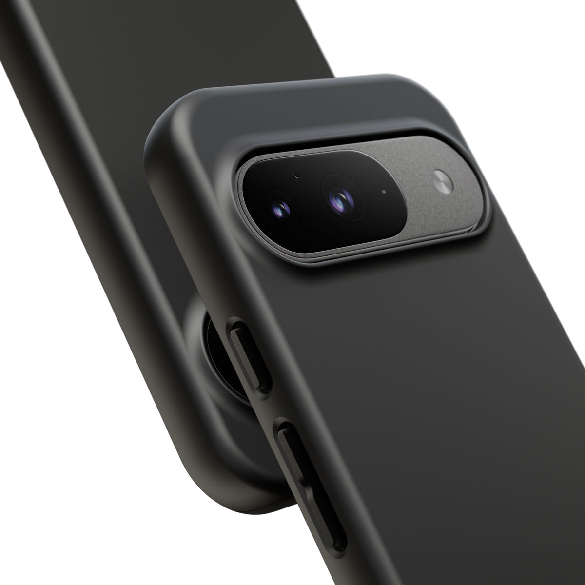 Space Black: Pure black phone case for iPhone, Samsung Galaxy and Google Pixel devices