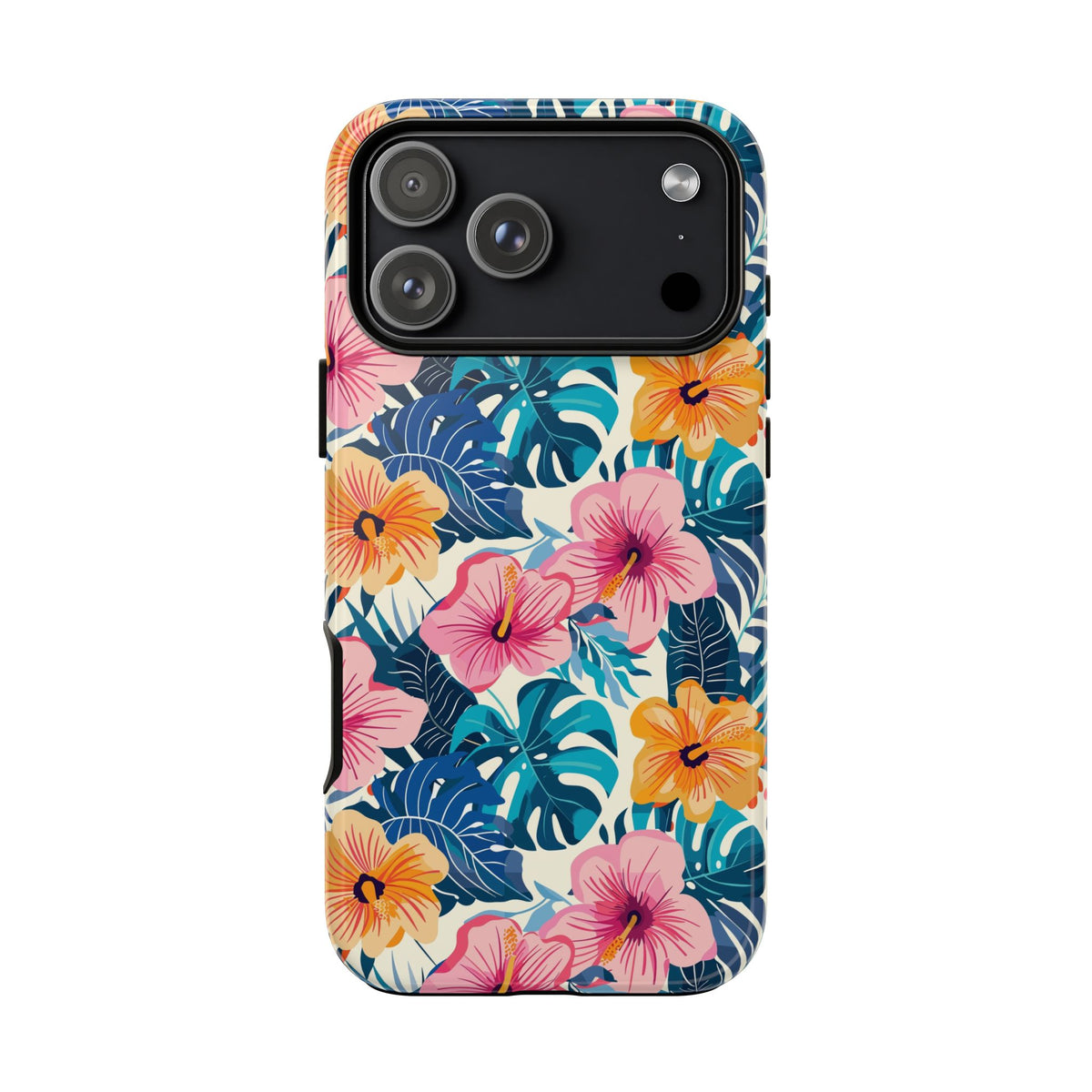 Hibiscus Bloom: Cute Floral Phone Case for iPhone, Samsung and Google Pixel