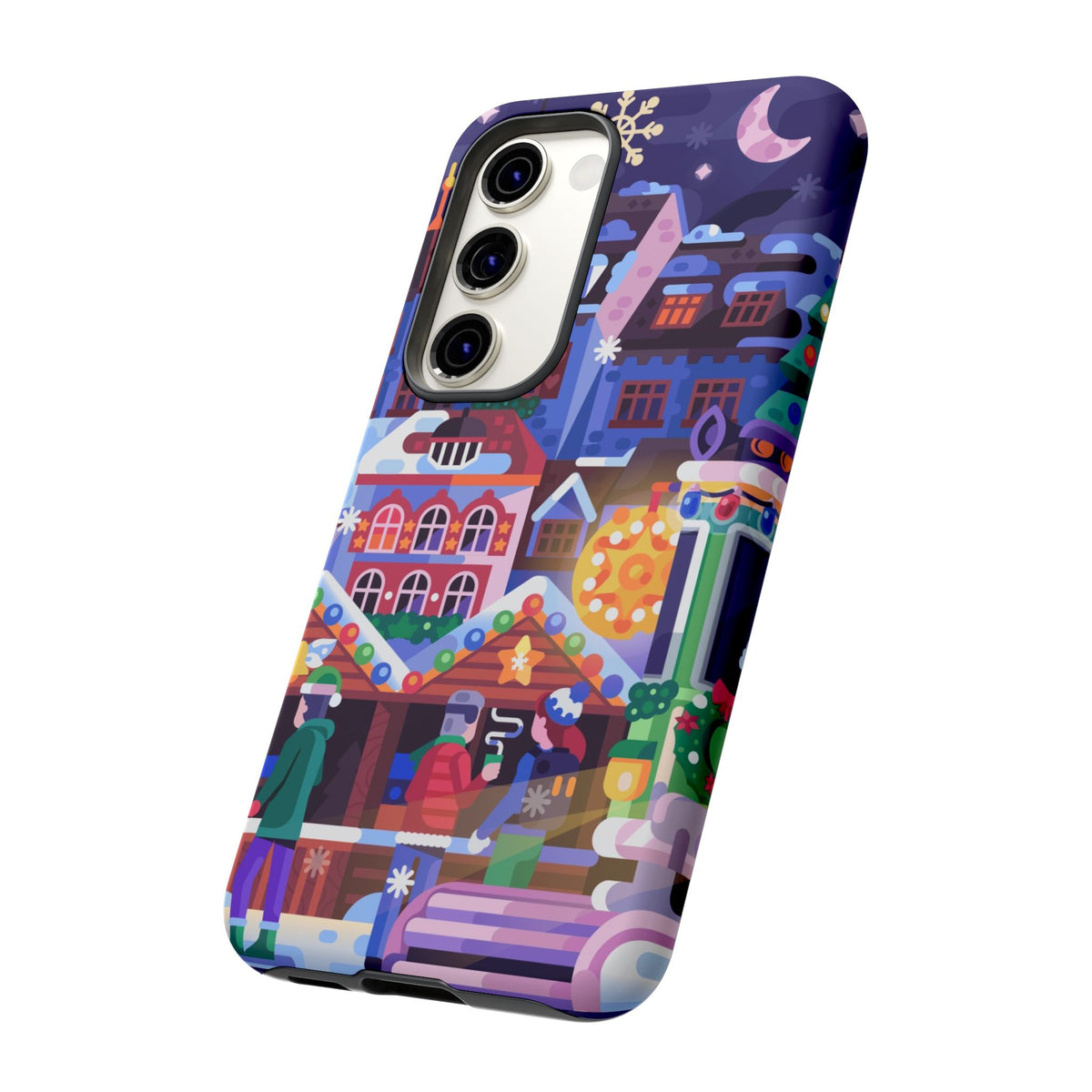 Christmas Fair in Old Town: Holiday-Themed case for iPhone, Samsung Galaxy and Google Pixel