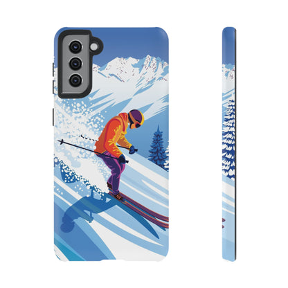 Glacier Rush: Ice Ski inspired phone case for iPhone, Samsung Galaxy and Google  Pixel devices