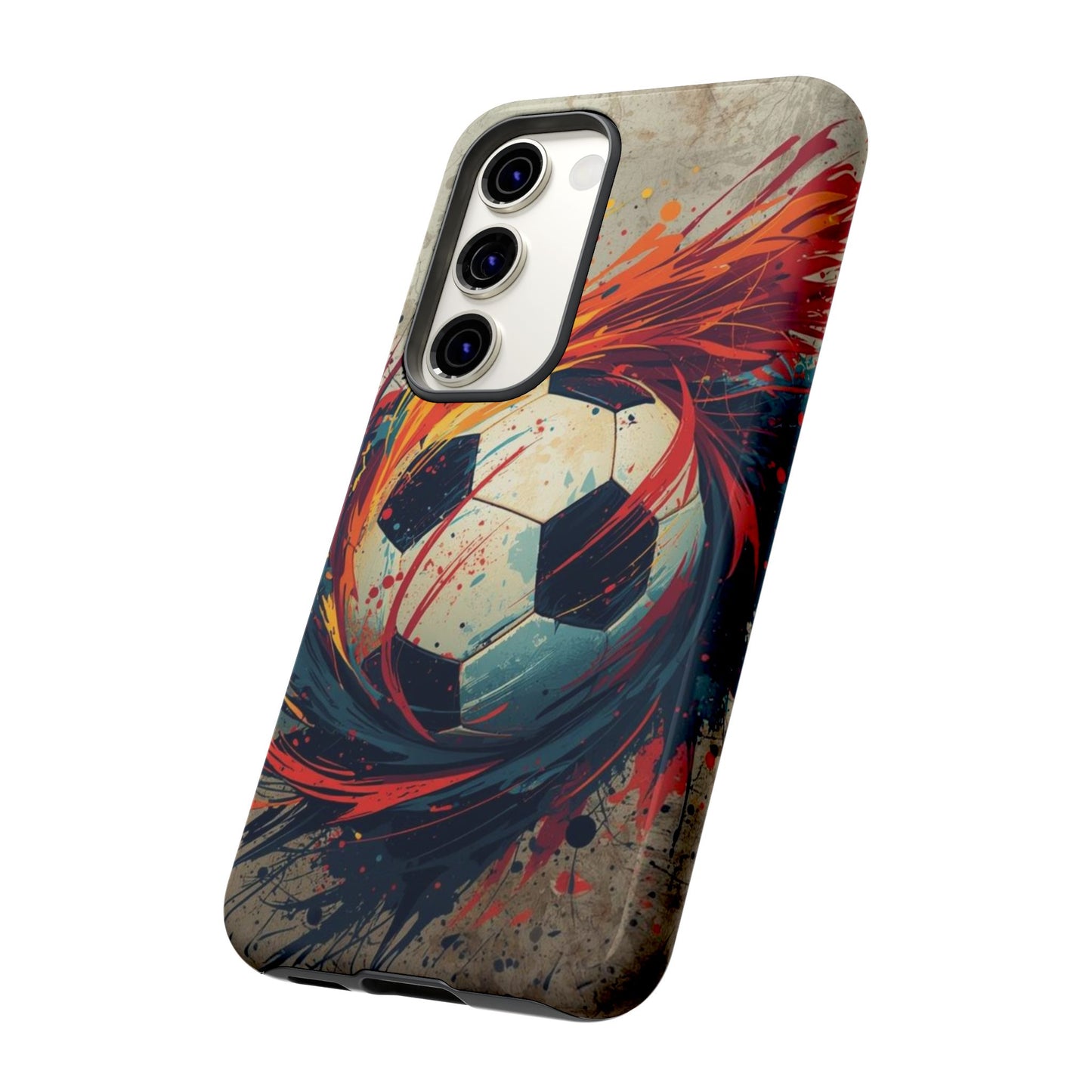 Football Swirl: Phone Case for iPhone, Samsung Galaxy and Google Pixel devices